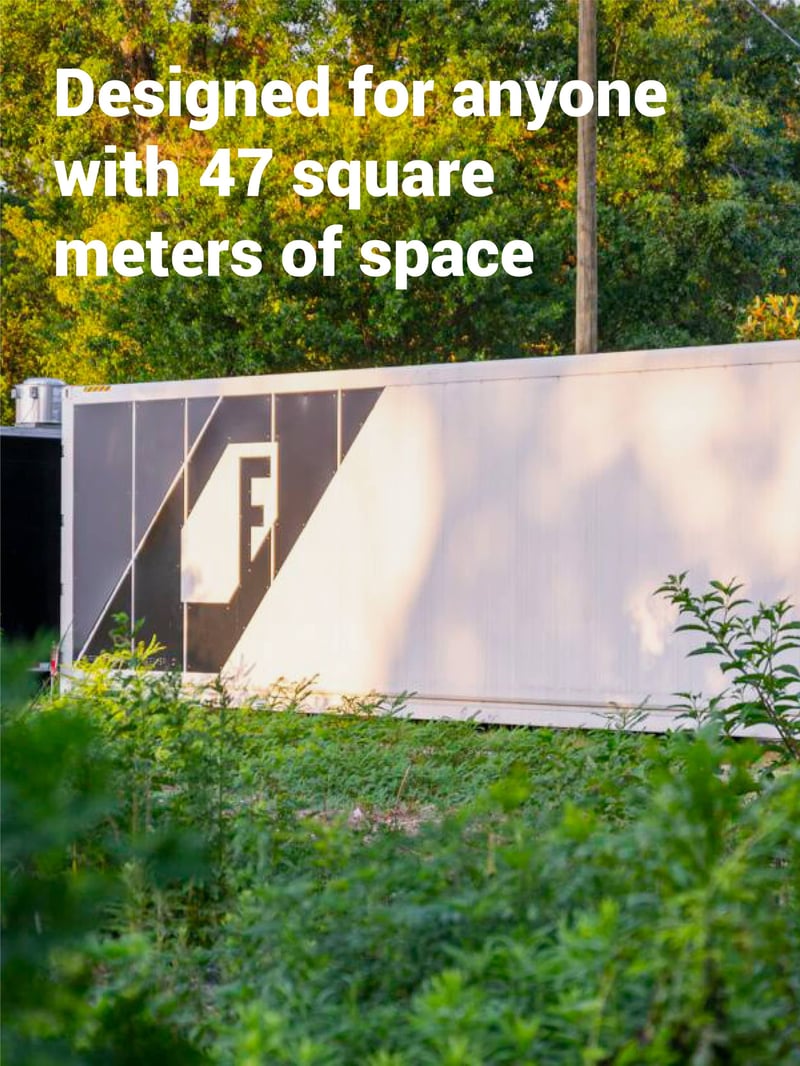 Designed for anyone with 47 square meters of space